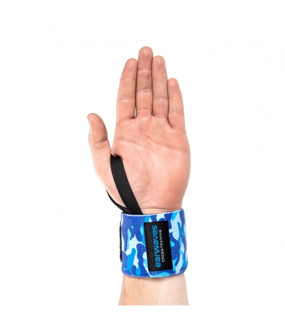 Ultra Strong Wrist Wraps - Military Blue