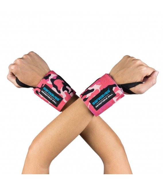 Ultra Strong Wrist Wraps Pink